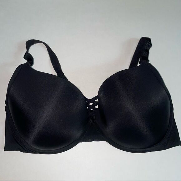 torrid Other - Torrid Curve 42DD Bra 360 Back Smoothing Push Up Plunge Black Lace Up